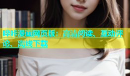 哔咔漫画网页版：高清阅读、互动评论、离线下载