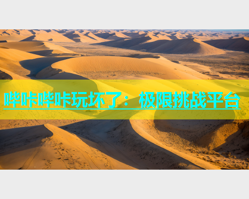 哔咔哔咔玩坏了：极限挑战平台