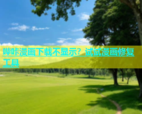 哔咔漫画下载不显示？试试漫画修复工具